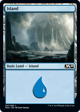 【Foil】(267)《島/Island》[M20] 土地