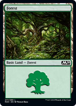 【Foil】(277)《森/Forest》[M20] 土地