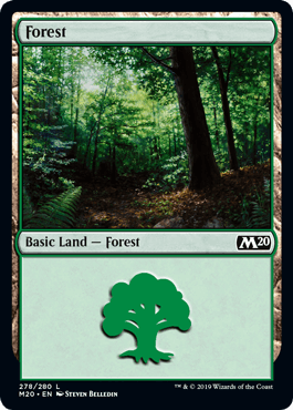 (278)《森/Forest》[M20] 土地