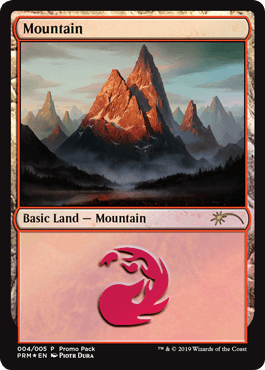 《山/Mountain》(プロモパック)[流星マーク] 土地