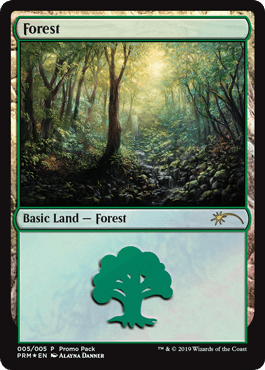 《森/Forest》(プロモパック)[流星マーク] 土地