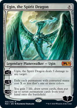 【Foil】■プレリリース■《精霊龍、ウギン/Ugin, the Spirit Dragon》[M21-PRE] 無R