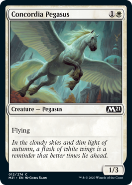 (012)《協約のペガサス/Concordia Pegasus》[M21] 白C