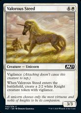 【Foil】(042)《勇敢な駿馬/Valorous Steed》[M21] 白C