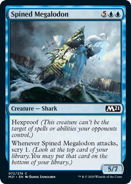 (072)《有刺メガロドン/Spined Megalodon》[M21] 青C