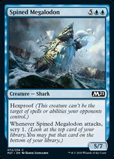 【Foil】(072)《有刺メガロドン/Spined Megalodon》[M21] 青C