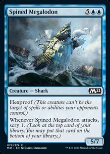 (072)《有刺メガロドン/Spined Megalodon》[M21] 青C