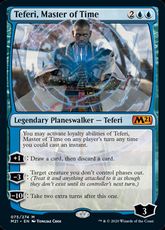 【Foil】■プレリリース■《時の支配者、テフェリー/Teferi, Master of Time》[M21-PRE] 青R