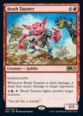 【Foil】(133)《無作法な挑発者/Brash Taunter》[M21] 赤R