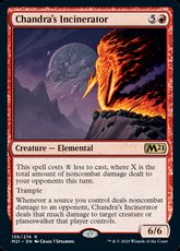 【Foil】■プレリリース■《チャンドラの焼却者/Chandra's Incinerator》[M21-PRE] 赤R