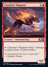 【Foil】(137)《チャンドラのマグムット/Chandra's Magmutt》[M21] 赤C