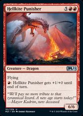 【Foil】(151)《ヘルカイトの懲罰者/Hellkite Punisher》[M21] 赤U