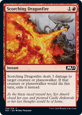 《焦熱の竜火/Scorching Dragonfire》[M21] 赤C