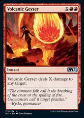 【Foil】(171)《溶岩噴火/Volcanic Geyser》[M21] 赤U