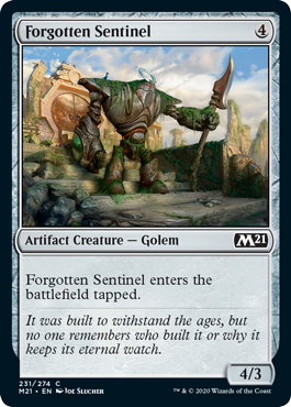 (231)《忘れられた歩哨/Forgotten Sentinel》[M21] 茶C