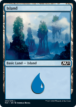 【Foil】(265)《島/Island》[M21] 土地