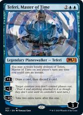 【Foil】(277)《時の支配者、テフェリー/Teferi, Master of Time》[M21] 青R