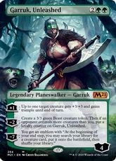 【Foil】(284)■ボーダーレス■《解き放たれた者、ガラク/Garruk, Unleashed》[M21-BF] 緑R