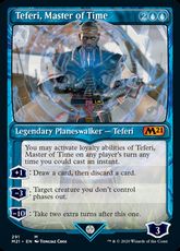 (291)■ショーケース■《時の支配者、テフェリー/Teferi, Master of Time》[M21-BF] 青R