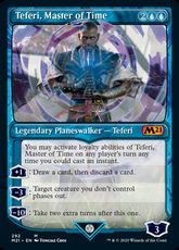 【Foil】(292)■ショーケース■《時の支配者、テフェリー/Teferi, Master of Time》[M21-BF] 青R