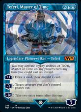 【Foil】(293)■ショーケース■《時の支配者、テフェリー/Teferi, Master of Time》[M21-BF] 青R