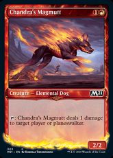 【Foil】(303)■ショーケース■《チャンドラのマグムット/Chandra's Magmutt》[M21-BF] 赤C