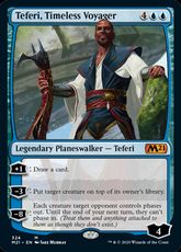 【Foil】(324)《時を超える旅行者、テフェリー/Teferi, Timeless Voyager》[M21] 青R