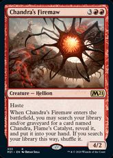 (333)《チャンドラの火大口/Chandra's Firemaw》[M21] 赤R