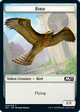 【Foil】(002)《鳥トークン/Bird token》[M21] 白