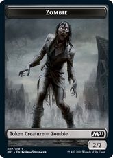 【Foil】(007)《ゾンビトークン/Zombie Token》[M21] 黒
