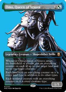 リップル・Foil】(141)□ボーダーレス□《ヴェズーヴァの女王、オムオ MTG ヴェズーヴァfoil1枚の値段４枚まで、