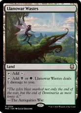 【リップル・Foil】(354)《ラノワールの荒原/Llanowar Wastes》[M3C] 土地R