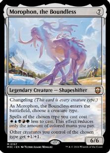 【リップル・Foil】(157)《限りないもの、モロフォン/Morophon, the Boundless》[M3C] 無R