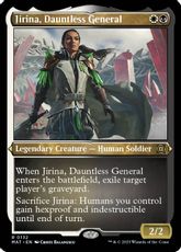 【エッチング・Foil】(132)《不屈の将軍、ジリーナ/Jirina, Dauntless General》[MAT-BF] 金R