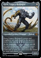 【エッチング・Foil】(149)《再鍛されたレガシー、カーン/Karn, Legacy Reforged》[MAT-BF] 茶R