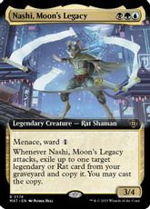 【Foil】(174)■拡張アート■《月の後裔、ナシ/Nashi, Moon's Legacy》[MAT-BF] 金R