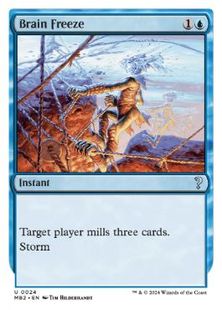 買取：(024)《思考停止/Brain Freeze》[MB2] 青U | 日本最大級 MTG通販 