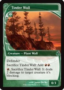 Foil】(215)《ほくちの壁/Tinder Wall》[MB2] 緑C | 日本最大級 MTG 