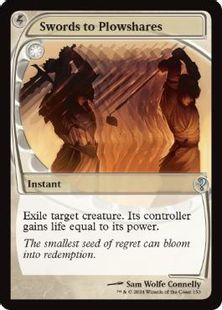 買取：【Foil】(153)《剣を鍬に/Swords to Plowshares》[MB2] 白U 