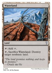 115)《不毛の大地/Wasteland》[MB2] 土地U | 日本最大級 MTG通販サイト 