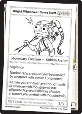 (274)■エンブレムなし■《Brigid, Who's Seen Some Stuff(Play Test Card)》[Mystery Booster Playtest Cards] 白C