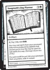 (319)■エンブレムなし■《Yawgmoth's Day Planner(Play Test Card)》[Mystery Booster Playtest Cards] 黒C