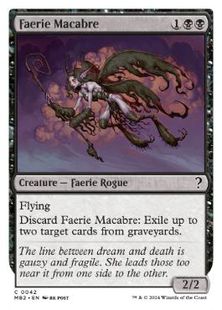 042)《フェアリーの忌み者/Faerie Macabre》[MB2] 黒C | 日本最大級 