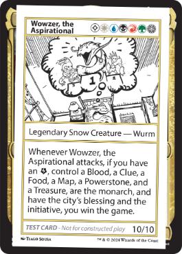(365)■エンブレムなし■《Wowzer, the Aspirational(Play Test Card)》[Mystery Booster Playtest Cards] 金C