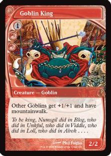 (191)《ゴブリンの王/Goblin King》[MB2] 赤R
