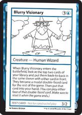 (290)■エンブレムなし■《Blurry Visionary(Play Test Card)》[Mystery Booster Playtest Cards] 青C