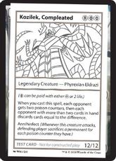 (266)■エンブレムなし■《Kozilek, Compleated(Play Test Card)》[Mystery Booster Playtest Cards] 無C