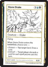 (363)■エンブレムなし■《Stone Drake(Play Test Card)》[Mystery Booster Playtest Cards] 金C