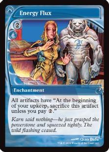 【Foil】(161)《魔力流出/Energy Flux》[MB2] 青U