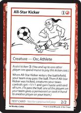 (321)■エンブレムなし■《All-Star Kicker(Play Test Card)》[Mystery Booster Playtest Cards] 赤C